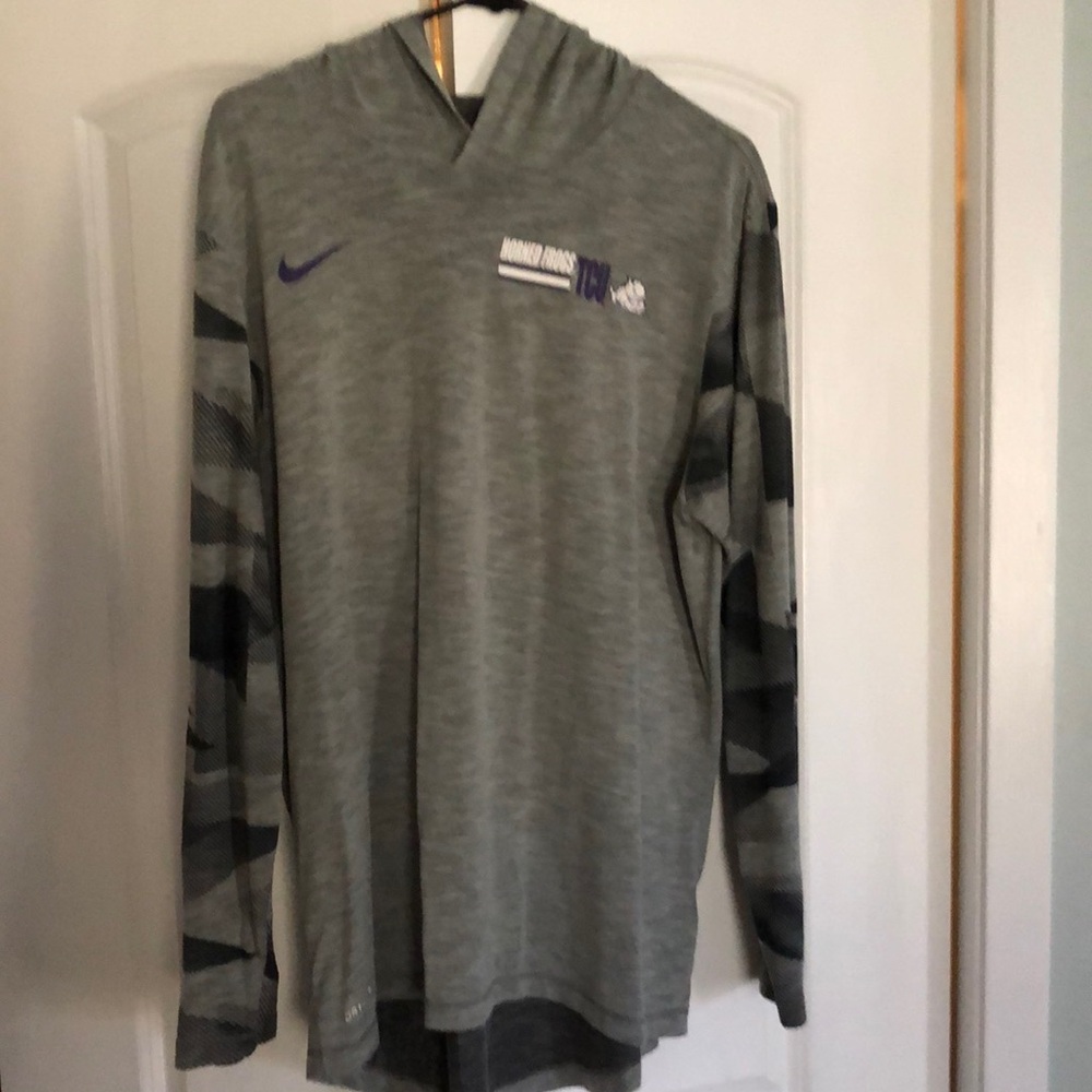 TCU lightweight Nike hoodie Texas Bowl swag L